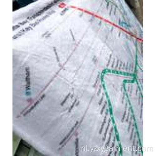 Country&#39;s metro map micropolar fleece deken